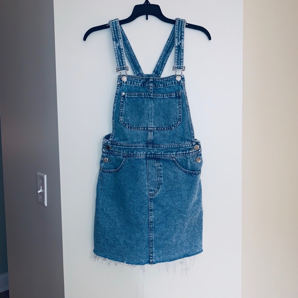 Denim Overall Dress/jumper